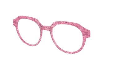 The Hot Pink Sparkle - Angle Top Thumbnail - Pair Eyewear