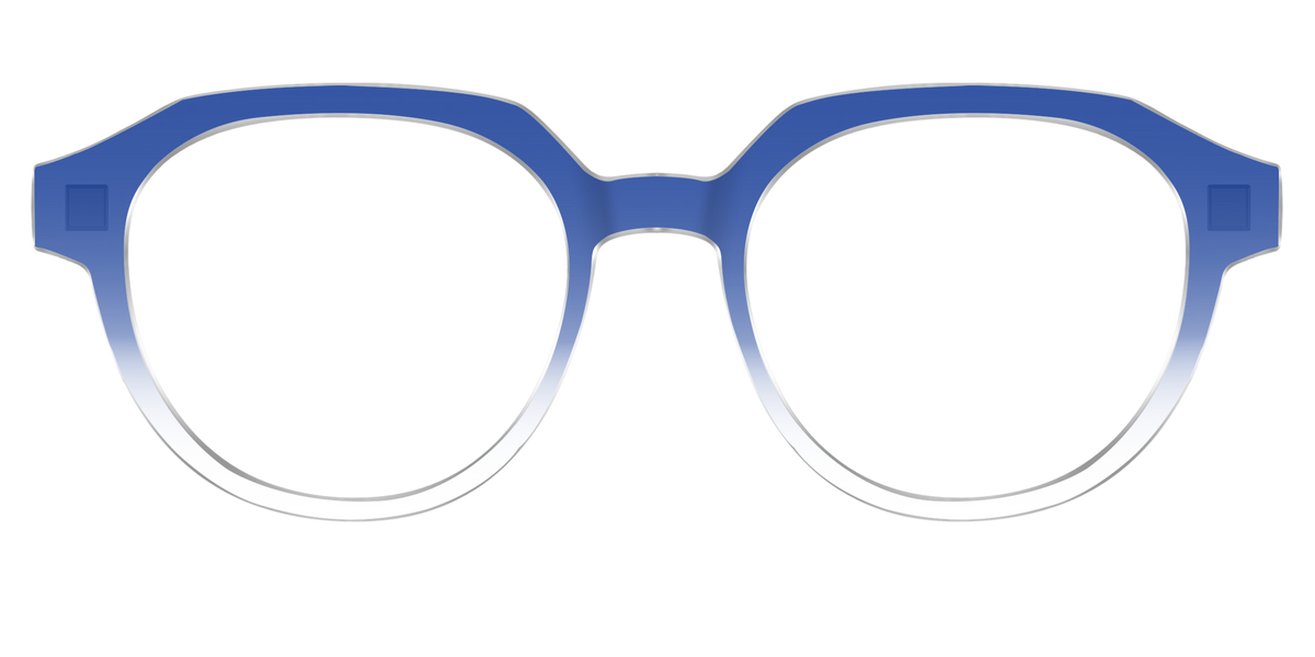 The Indigo Gradient Crystal - Front Top Image - Pair Eyewear