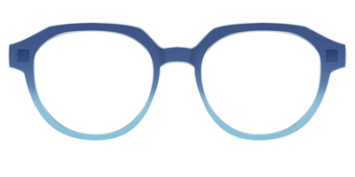 The Indigo to Sky Blue Gradient Crystal - Front Top Thumbnail - Pair Eyewear