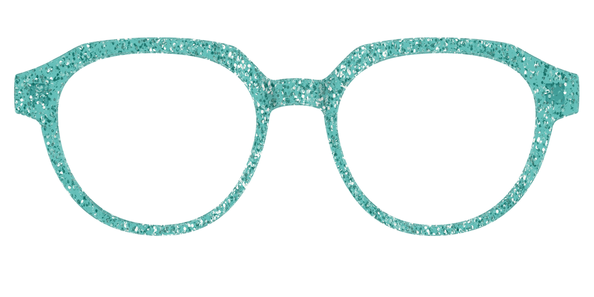 The Mint Sparkle - Front Top Image - Pair Eyewear