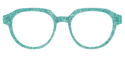 The Mint Sparkle - Front Top Thumbnail - Pair Eyewear
