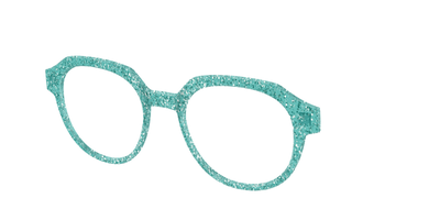 The Mint Sparkle - Angle Top Thumbnail - Pair Eyewear
