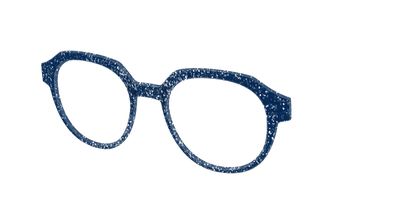 The Navy Sparkle - Angle Top Thumbnail - Pair Eyewear