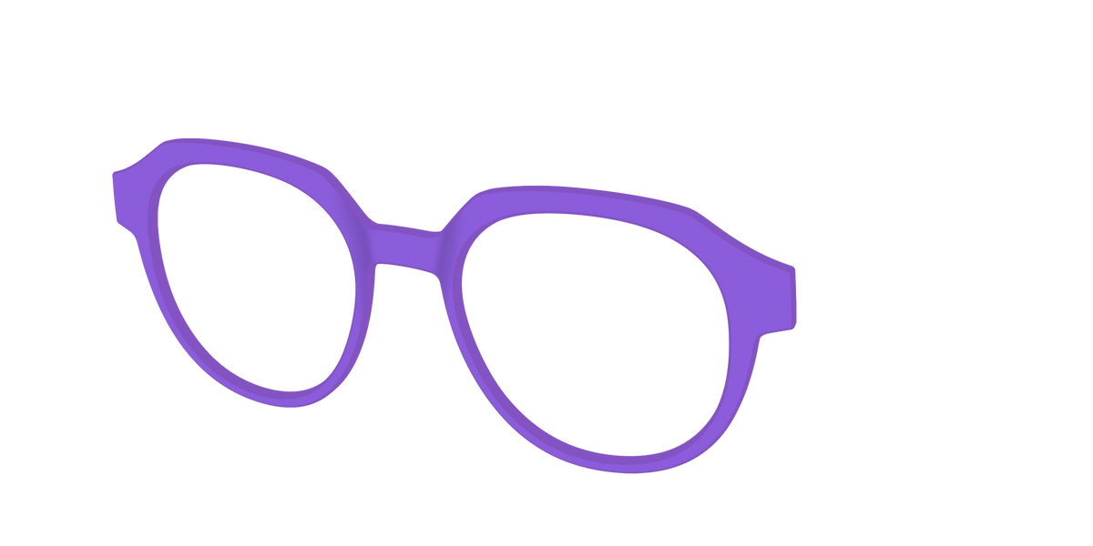 The Purple - Angle Top Image - Pair Eyewear