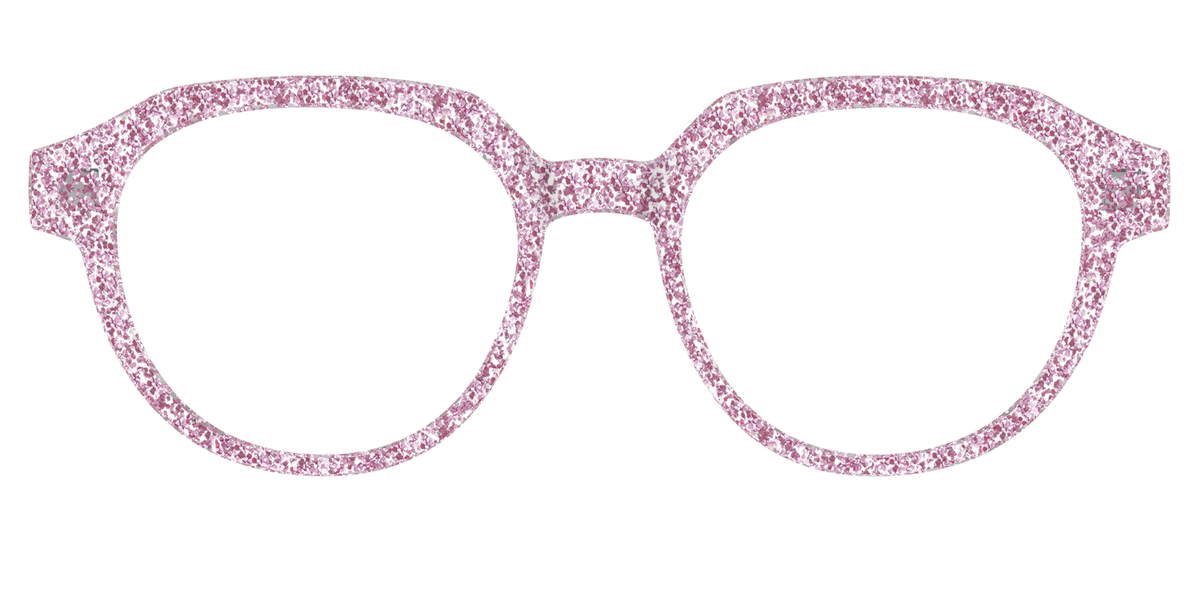 The Rose Gold Sparkle - Front Top Image - Pair Eyewear