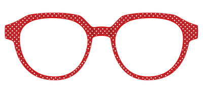 The Ruby Pin Dot - Front Top Thumbnail - Pair Eyewear