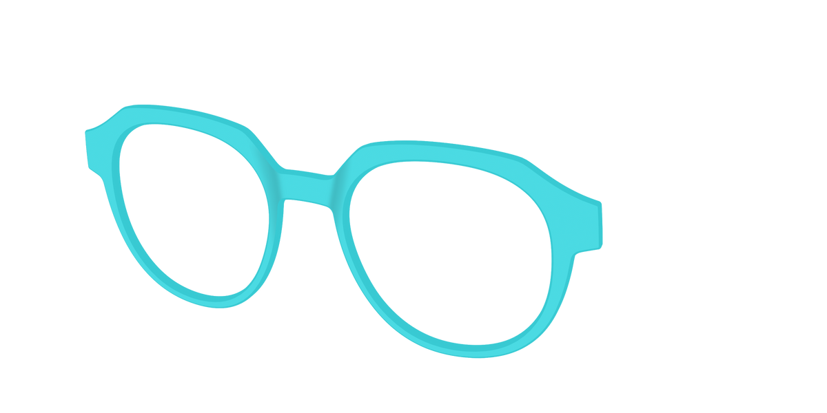 The Turquoise - Angle Top Image - Pair Eyewear