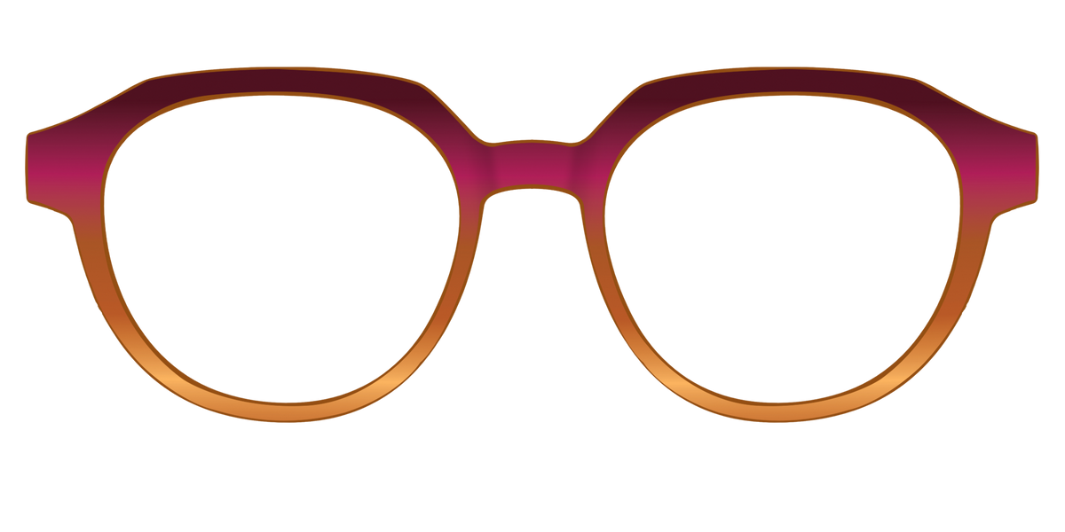 The Umber to Ochre Gradient - Front Top Image - Pair Eyewear