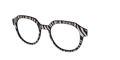 The Zebra Stripes - Angle Top Thumbnail - Pair Eyewear