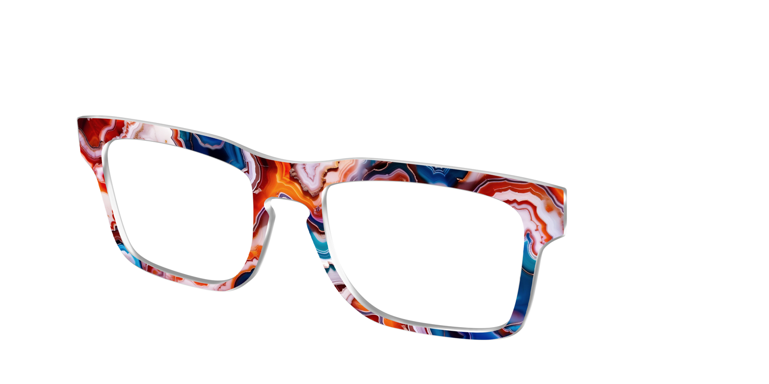 The Abroad Agate - Angle Top Image - Pair Eyewear