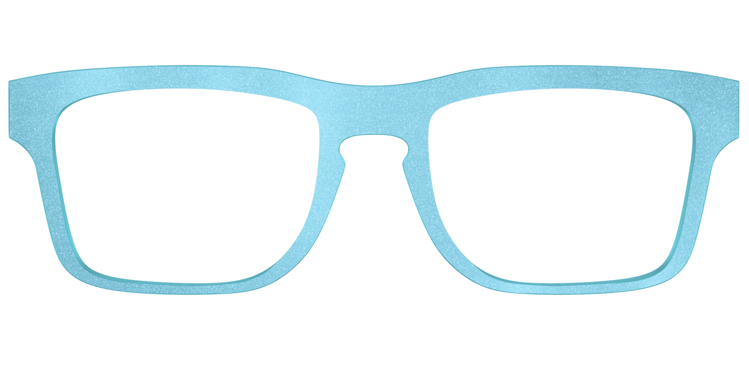 The Aqua Shimmer - Front Top Image - Pair Eyewear