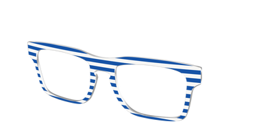 The Beach Umbrella Stripes - Angle Top Thumbnail - Pair Eyewear