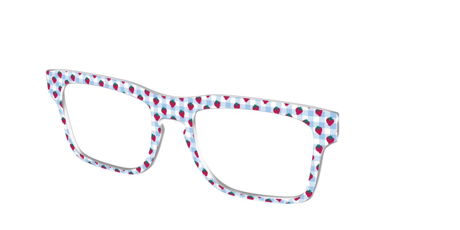 The Berry Picnic Gingham - Angle Top Image - Pair Eyewear