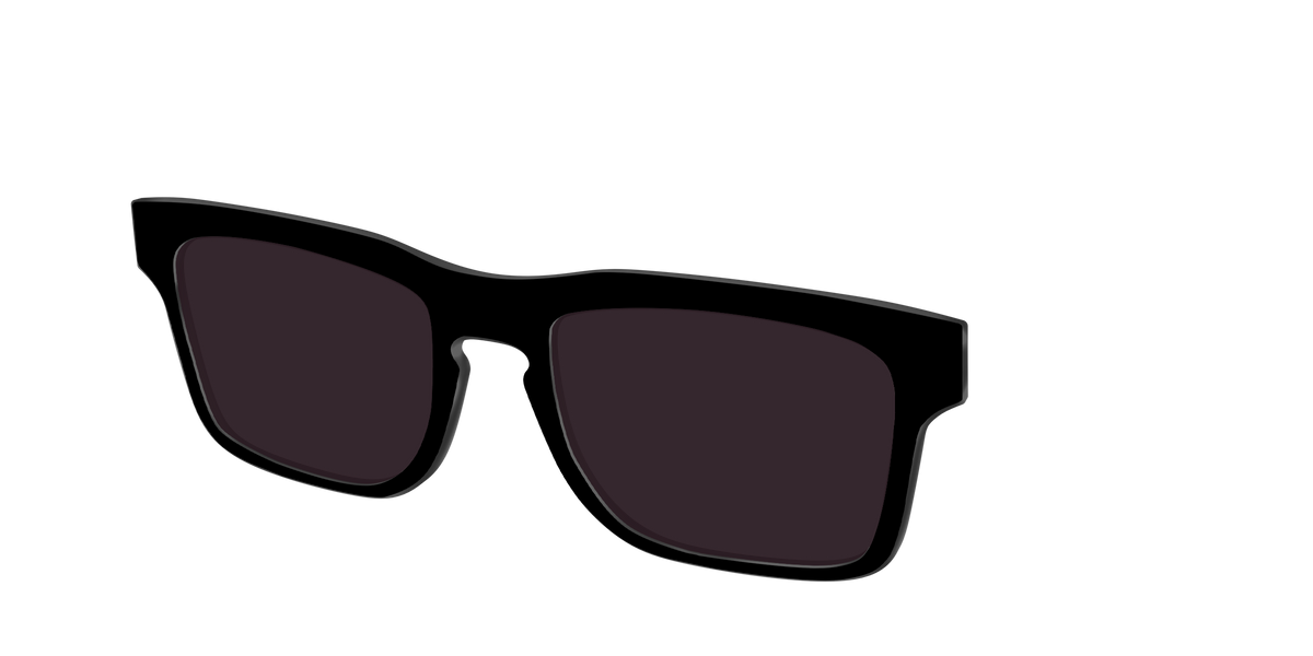 The Black with Urban Explorer lens - Angle Top Image - Pair Eyewear