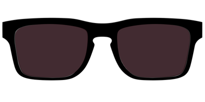 The Black with Water Lens - Front Top Thumbnail - Pair Eyewear