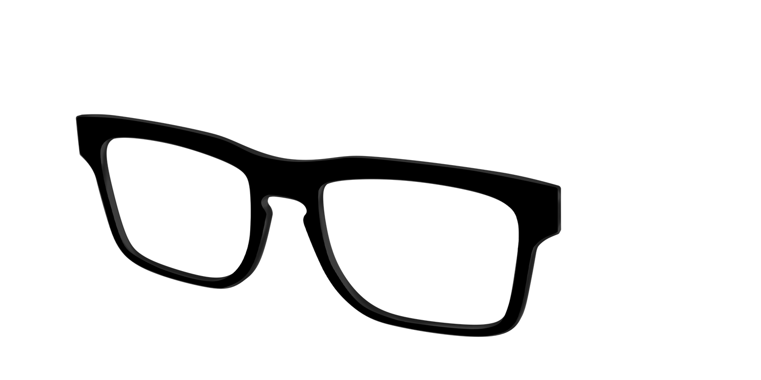 The Black - Angle Top Image - Pair Eyewear