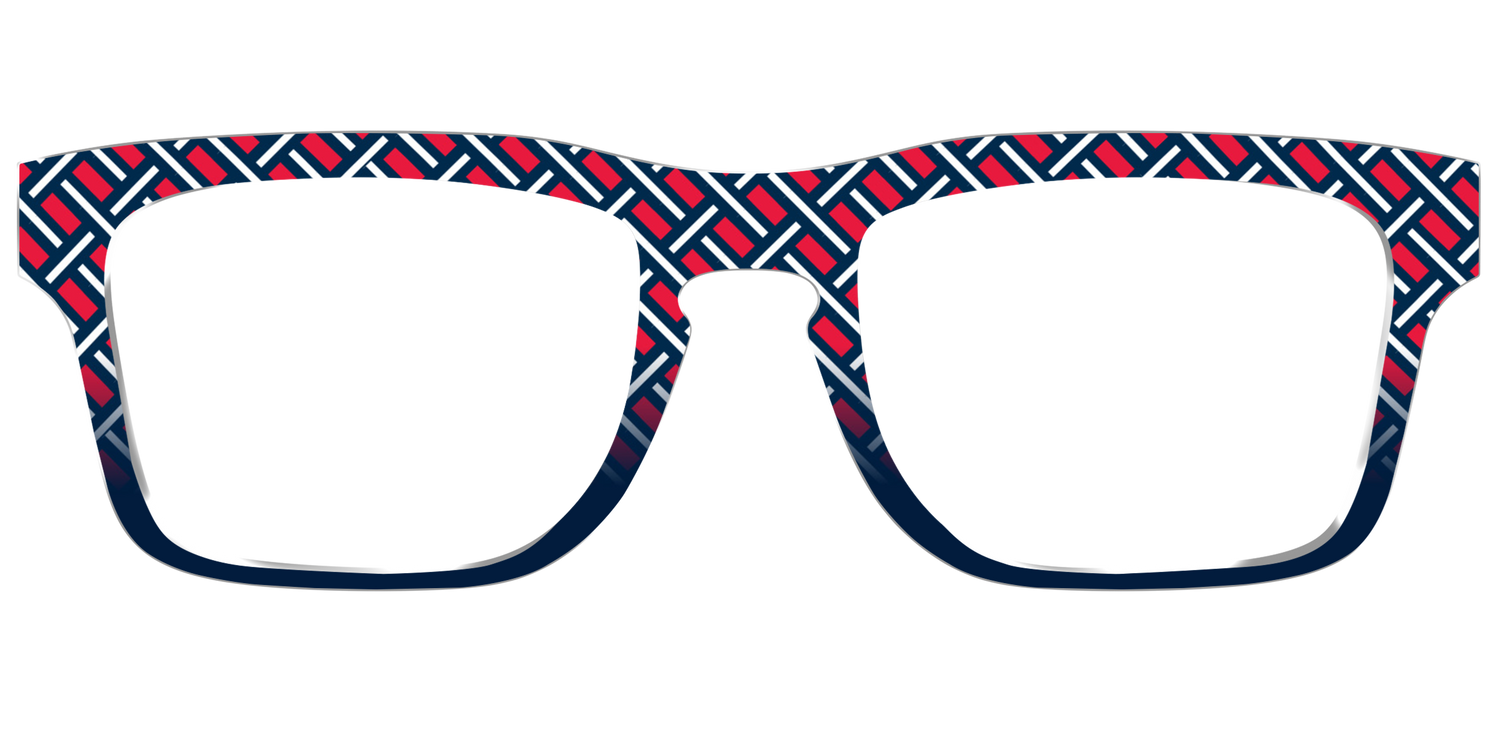 The Block Party Check - Front Top Image - Pair Eyewear