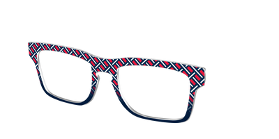 The Block Party Check - Angle Top Thumbnail - Pair Eyewear