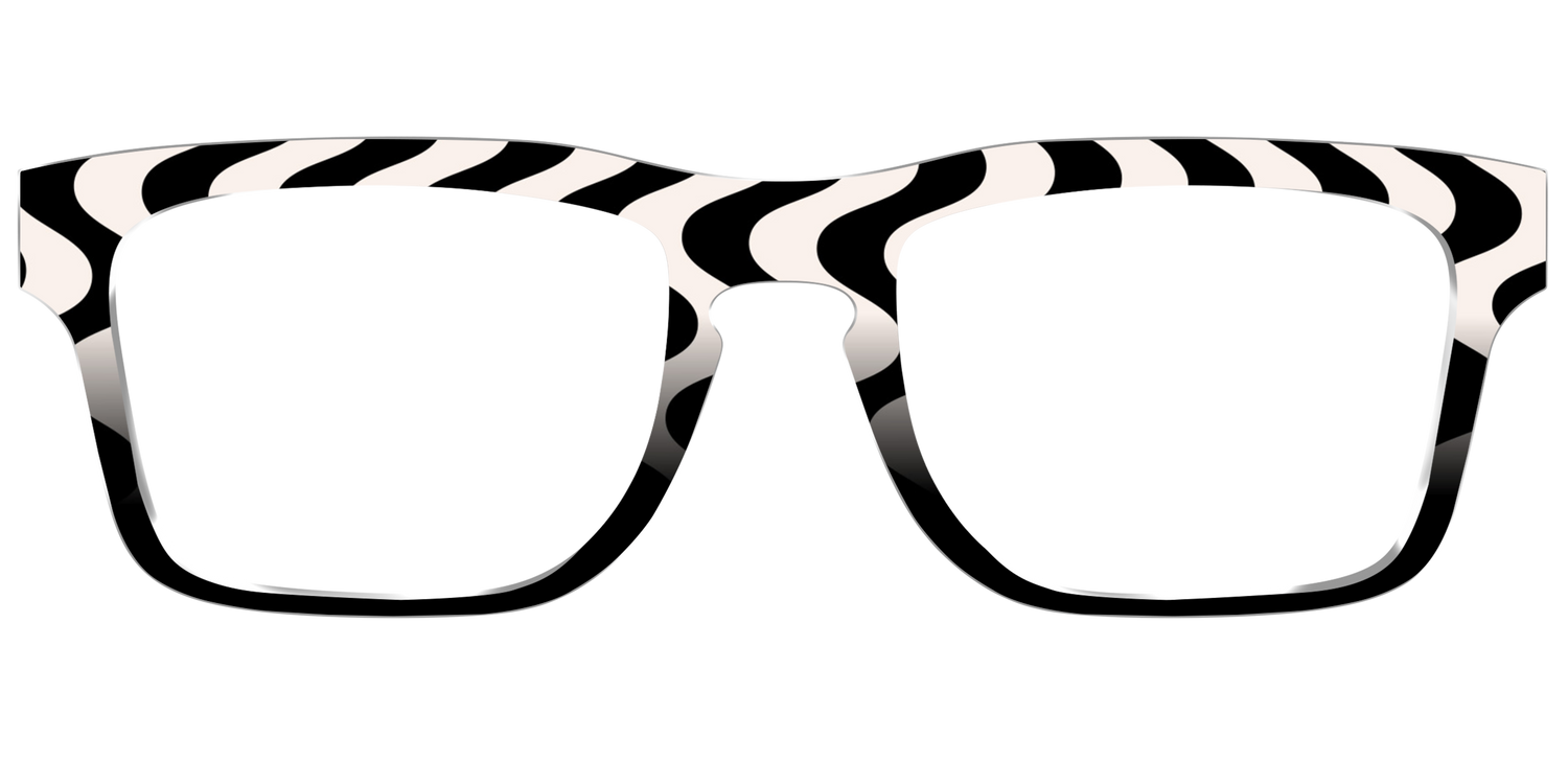 The Bold Waves - Front Top Image - Pair Eyewear
