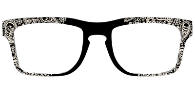 The Bone White Paisley - Front Top Thumbnail - Pair Eyewear