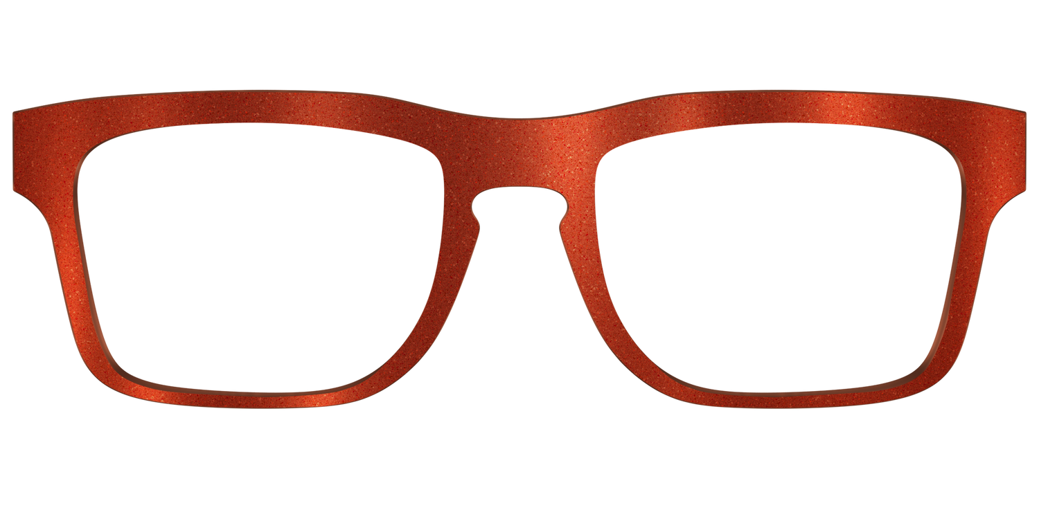 The Burnt Orange Shimmer - Front Top Image - Pair Eyewear