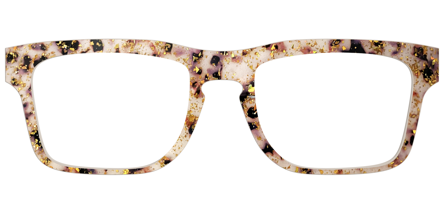 The Buttercream Tortoise with Gold Flakes - Front Top Image - Pair Eyewear