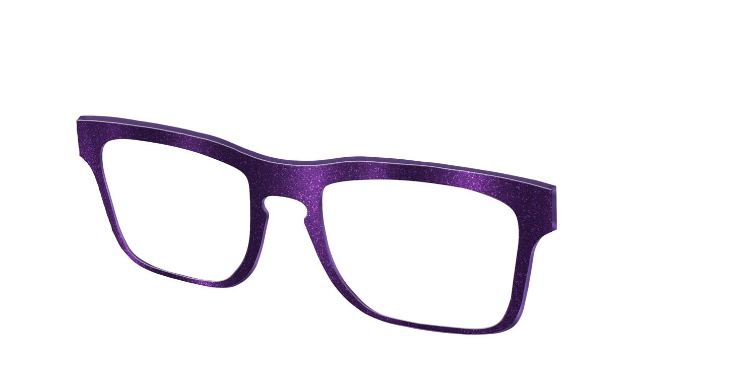 The Deep Purple Shimmer - Angle Top Image - Pair Eyewear