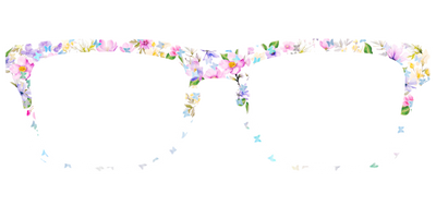 The Delicate Flower Crown with Butterfly Glitter - Front Top Thumbnail - Pair Eyewear