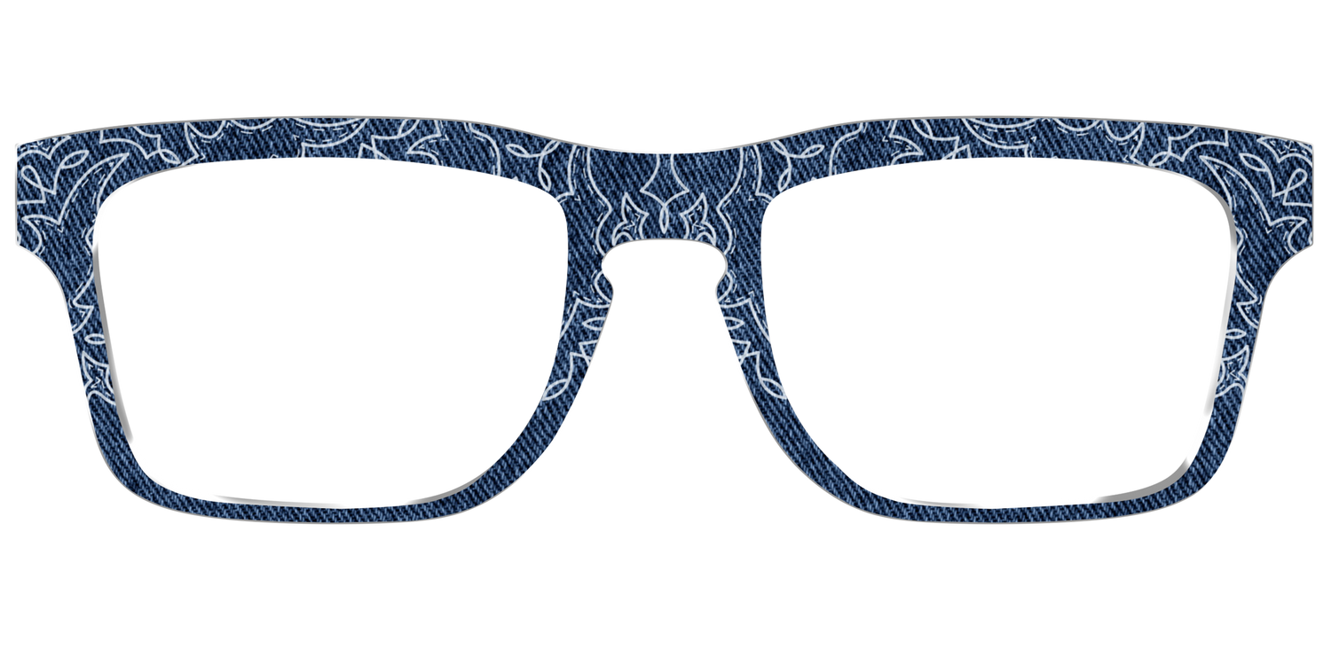 The Embroidered Indigo - Front Top Image - Pair Eyewear