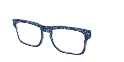 The Embroidered Indigo - Angle Top Thumbnail - Pair Eyewear