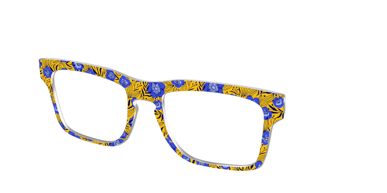 The Fab Floral - Angle Top Image - Pair Eyewear