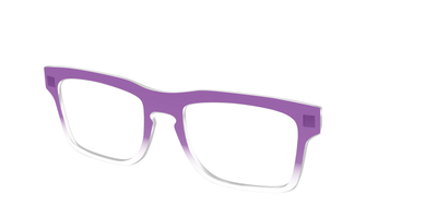 The Grape Gradient Crystal - Angle Top Thumbnail - Pair Eyewear