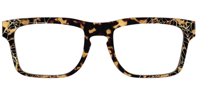 The Haunted Tortoise with Gold Foil Webs - Front Top Thumbnail - Pair Eyewear