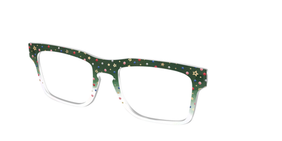 The Holiday Bauble with Foil Crystal - Angle Top Thumbnail - Pair Eyewear