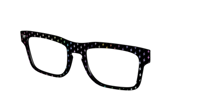 The Holographic Lightning Bolts - Angle Top Thumbnail - Pair Eyewear