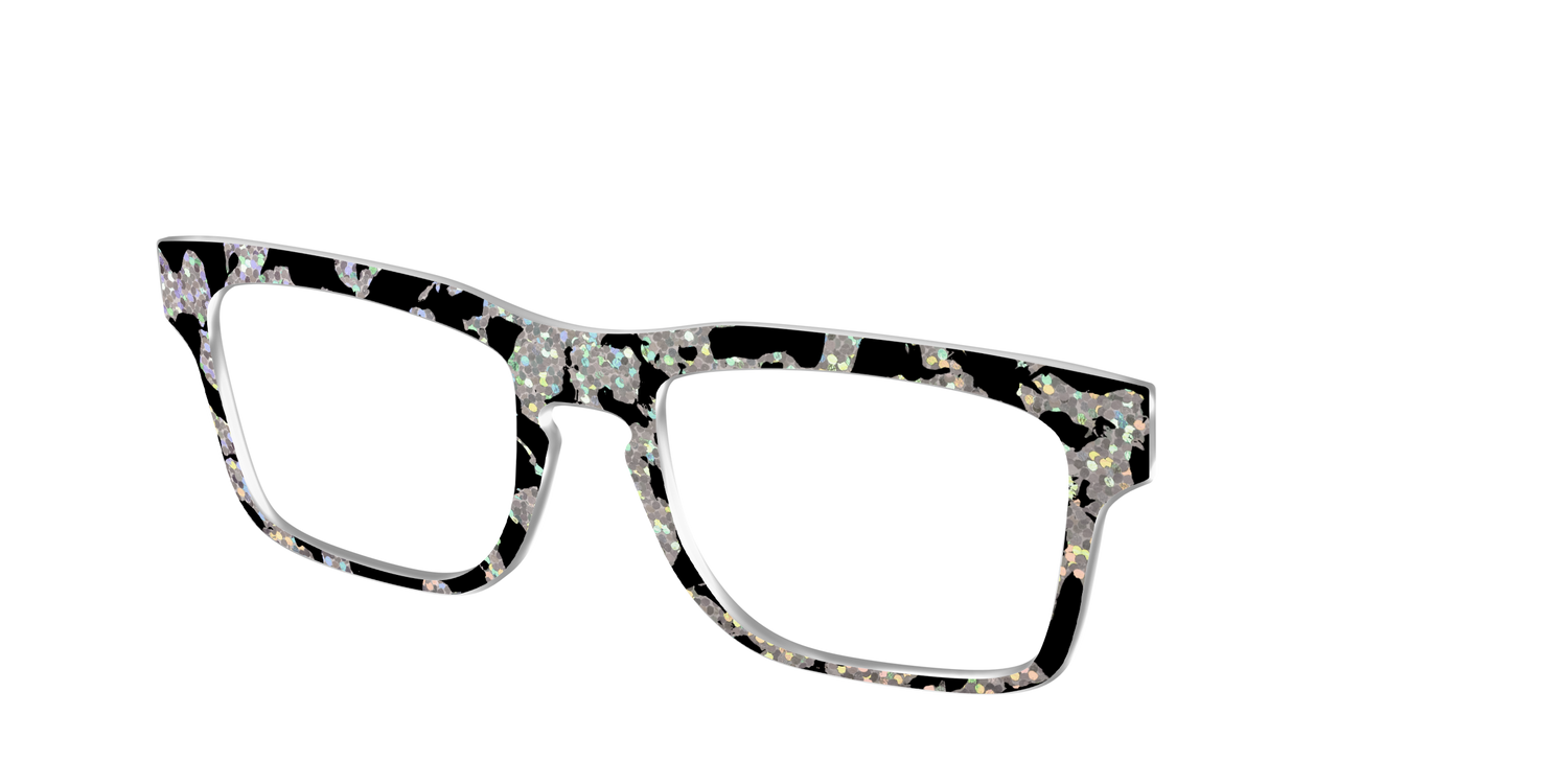 The Holographic Mottled Tortoise - Angle Top Image - Pair Eyewear