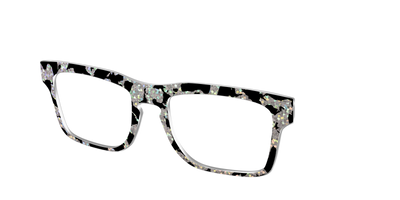 The Holographic Mottled Tortoise - Angle Top Thumbnail - Pair Eyewear
