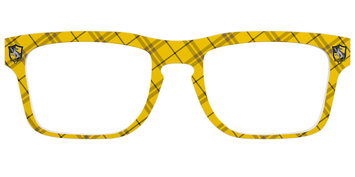 The Hufflepuff™ Plaid - Front Top Image - Pair Eyewear