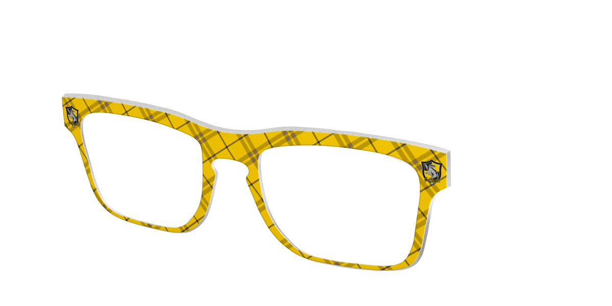 The Hufflepuff™ Plaid - Angle Top Image - Pair Eyewear