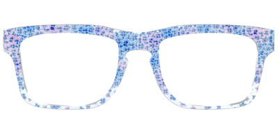 The Hydrangea Confetti Crystal with Gold Foil - Front Top Thumbnail - Pair Eyewear