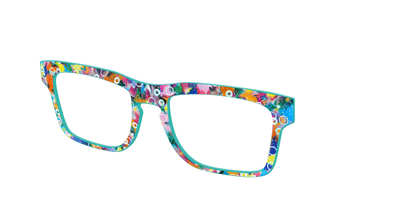 The Imaginative Tortoise with Bubble Glitter - Angle Top Thumbnail - Pair Eyewear