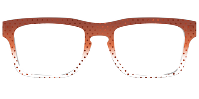 The Inferno Orange Gradient Crystal Polka Dots - Front Top Thumbnail - Pair Eyewear