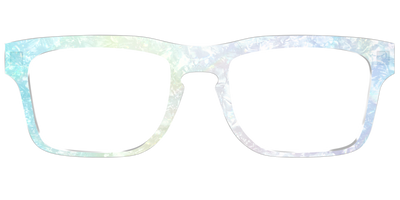 The Iridescent Pearl Marble Crystal - Front Top Thumbnail - Pair Eyewear