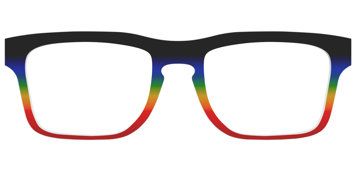 The Love Wins Gradient - Front Top Image - Pair Eyewear