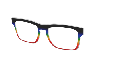 The Love Wins Gradient - Angle Top Thumbnail - Pair Eyewear