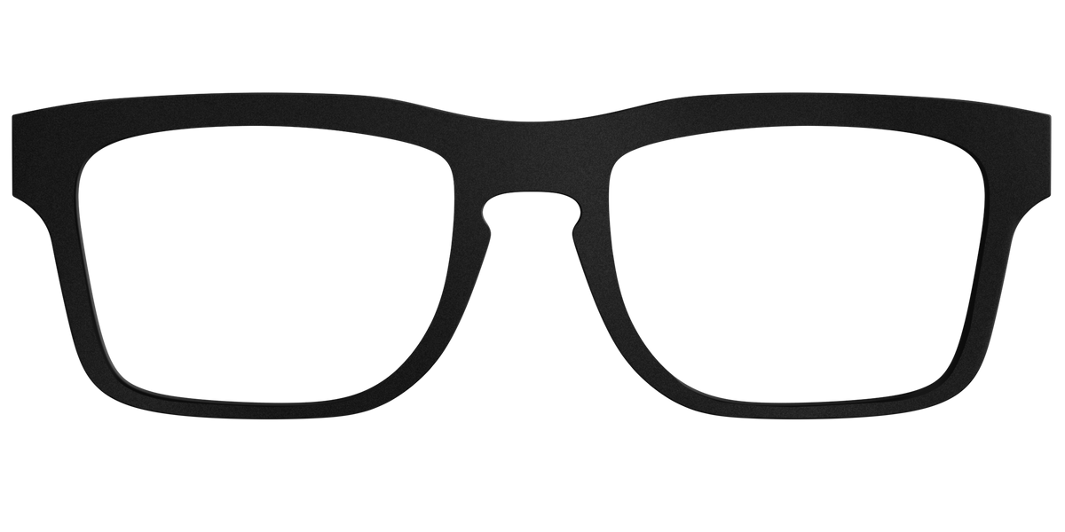 The Matte Black - Front Top Image - Pair Eyewear
