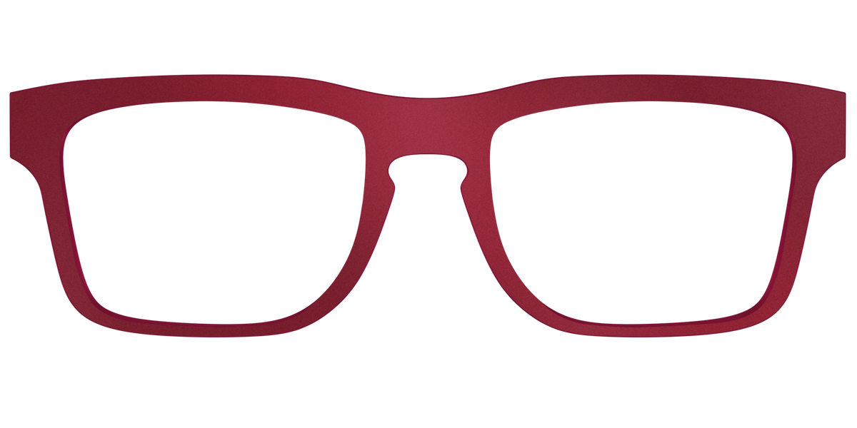 The Matte Burgundy - Front Top Image - Pair Eyewear