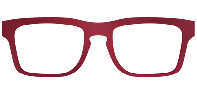 The Matte Burgundy - Front Top Thumbnail - Pair Eyewear