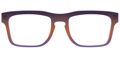 The Matte Midnight to Violet Gradient - Front Top Thumbnail - Pair Eyewear