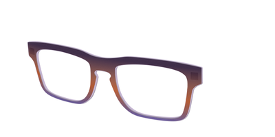The Matte Midnight to Violet Gradient - Angle Top Thumbnail - Pair Eyewear